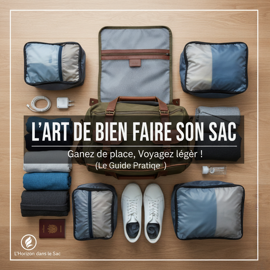 Comment bien ranger son sac de voyage pour gagner de la place ?