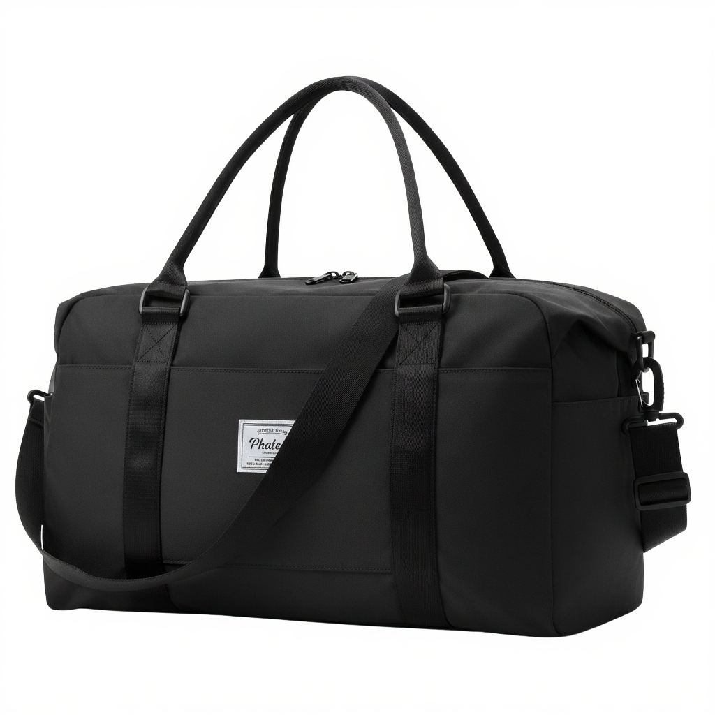 sac-de-voyage-cabine-homme-femme-en-nylon-30l-deperlant-noir