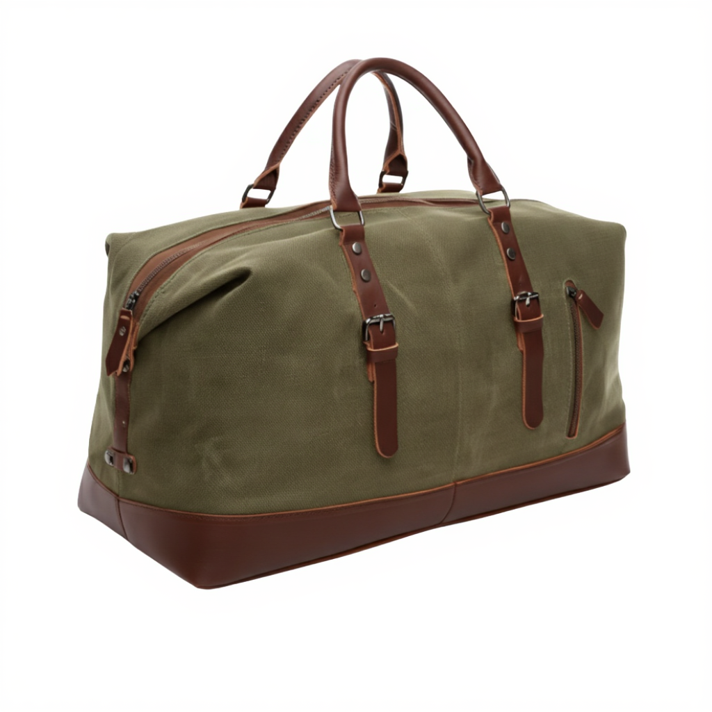 sac-de-voyage-femme-en-toile-43l-format-cabine-54cm-vert-kaki